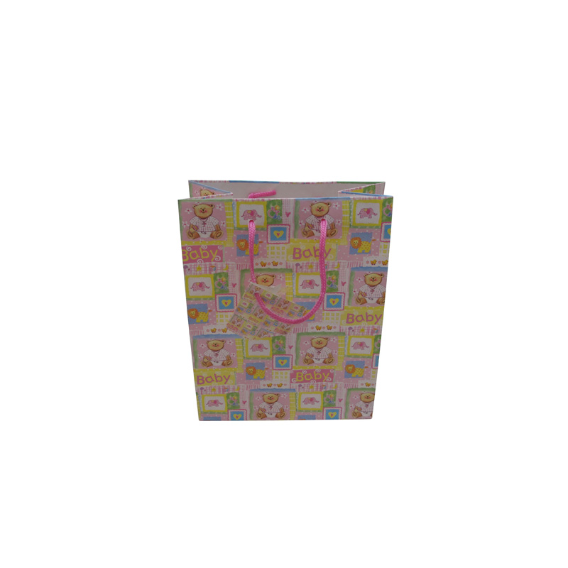 Customized Wholesale Eco-Friendly Cute Paper Bag for Kids