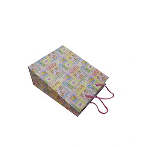 Customized Wholesale Eco-Friendly Cute Paper Bag for Kids